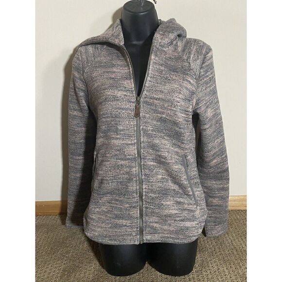 SHERPA ADVENTURE GEAR WOMEN'S FULL ZIP STRETCH HOODIE WITH POCKETS Pink SIZE S - Picture 1 of 5